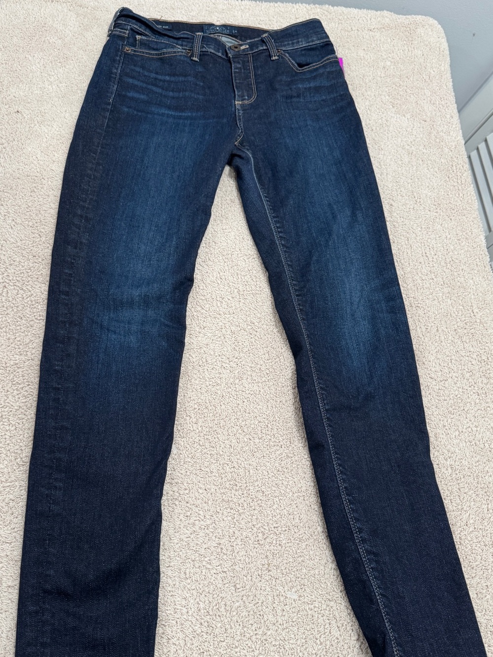 Lucky Brand Brooke Legging Jean Women’s 8/29 Dark Wash Mid Rise Skinny Orta Deni